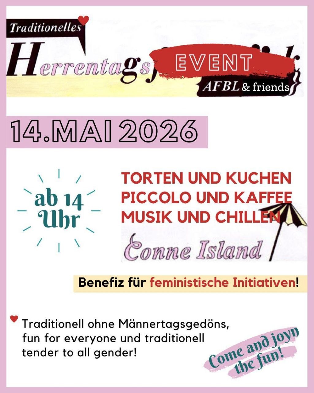 No Männertags-Event