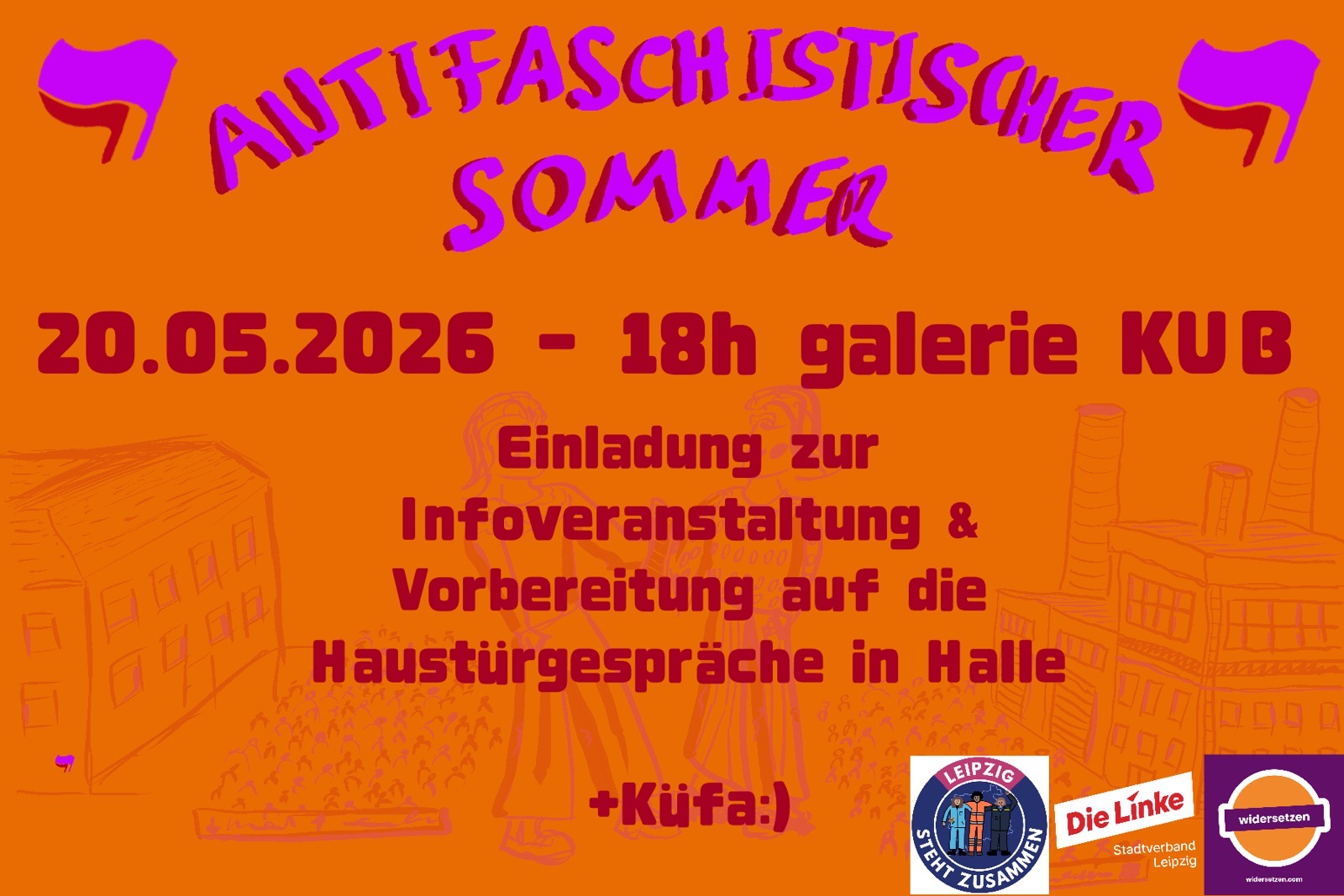 Antifaschistischer Sommer Infoabend+Küfa