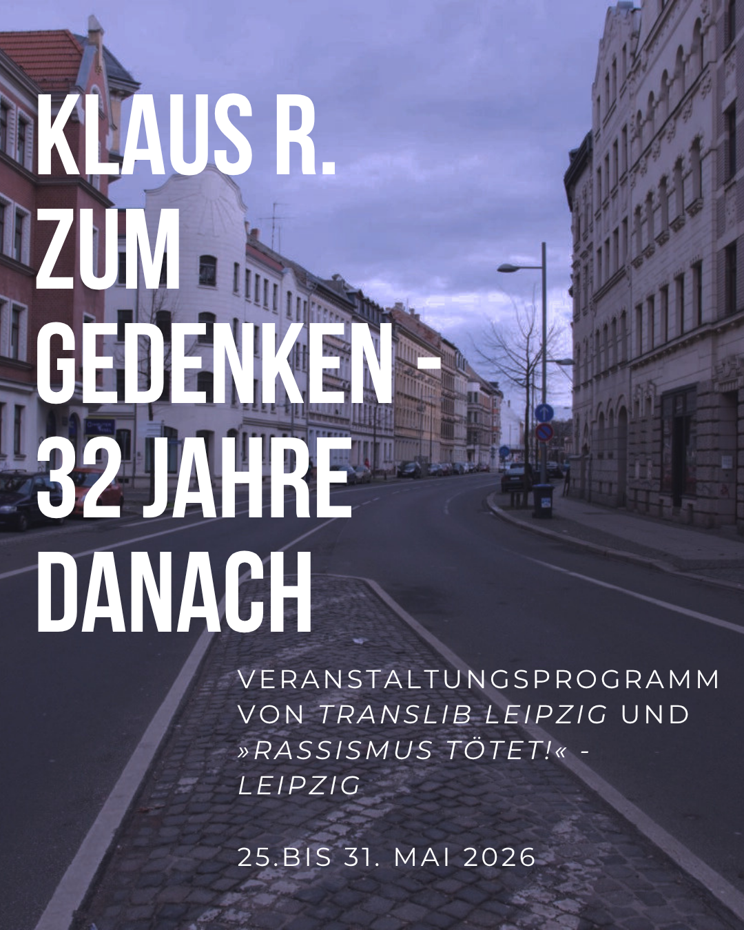 Zum Gedenken an Klaus R. - 32 Jahre danach