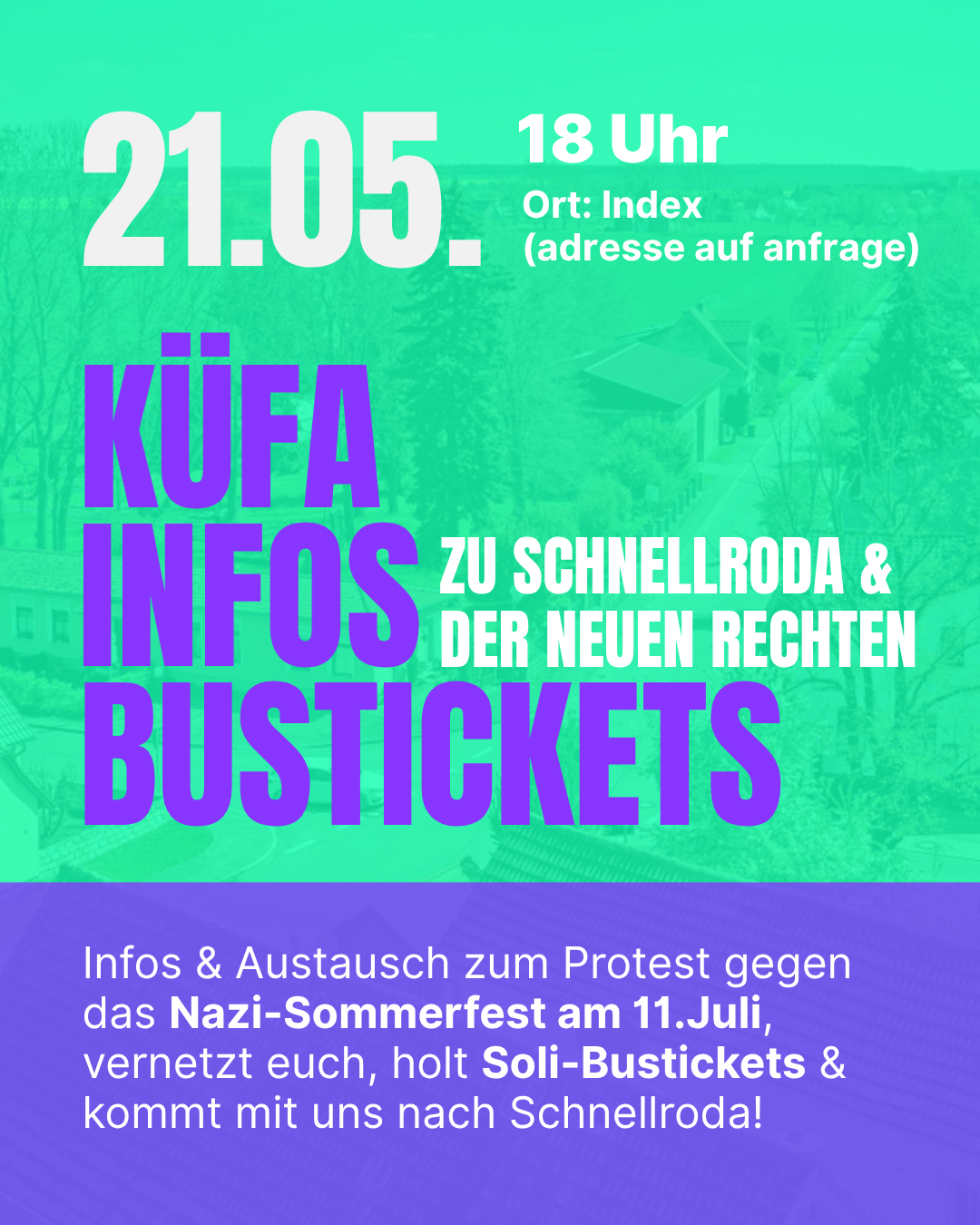 Küfa / Barabend / Infoveranstaltung über Schnellroda und die Neue Rechte