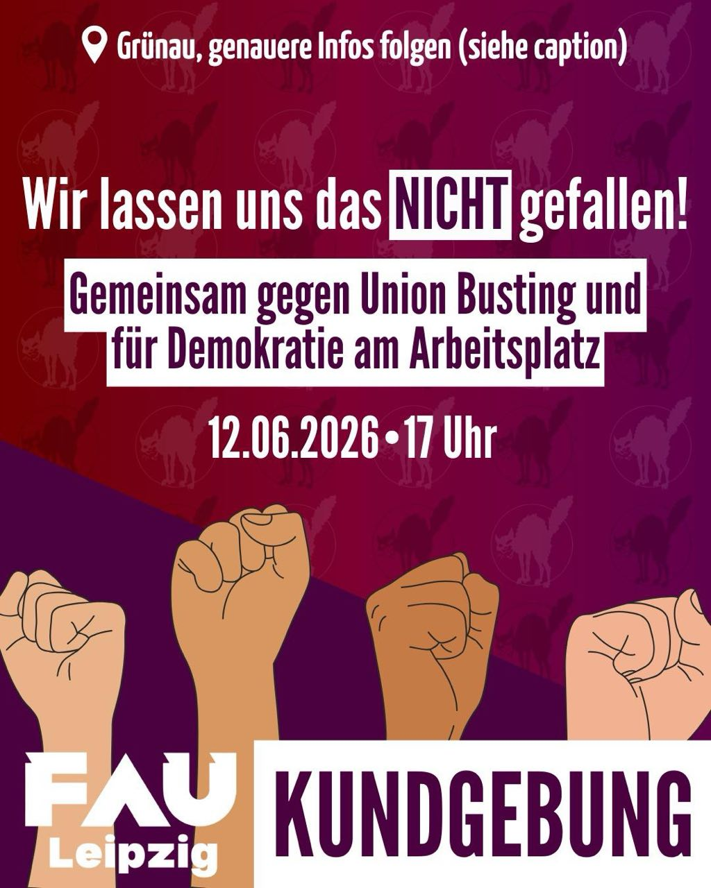 Wir lassen uns das NICHT gefallen! Gemeinsam gegen Union Busting und für Demokratie am Arbeitsplatz