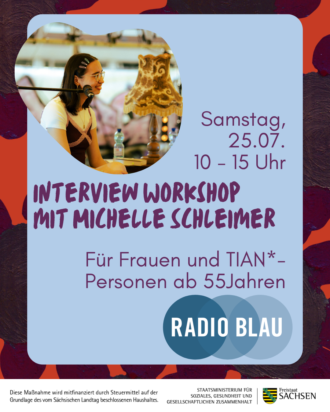 Interview-Workshop mit Michelle Schleimer (für Frauen und TIAN*-Personen ab 55Jahren)