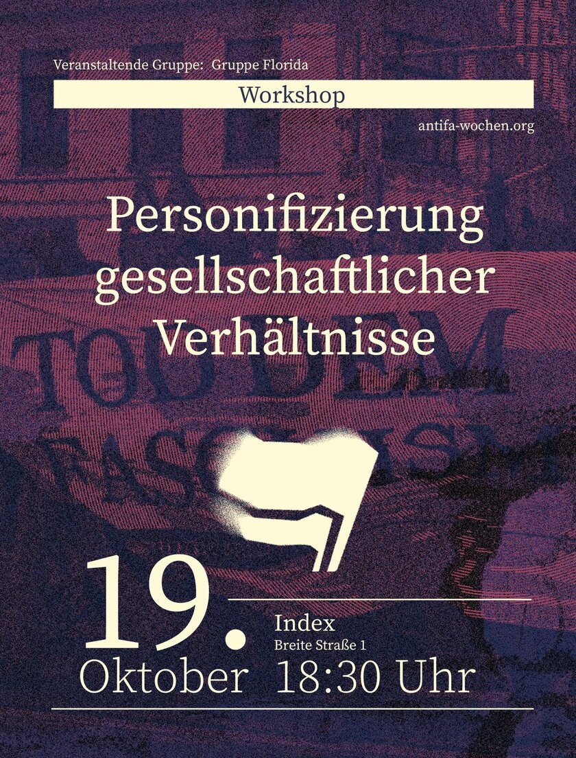 Workshop: Personifizierung gesellschaftlicher Verhältnisse