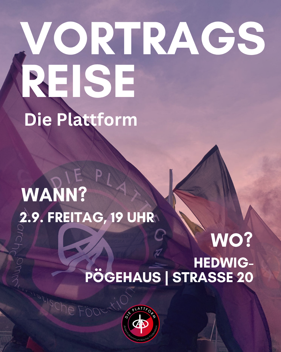 Vorstellungsvortrag die Plattform - Was sind Plattformismus und Especifismo?