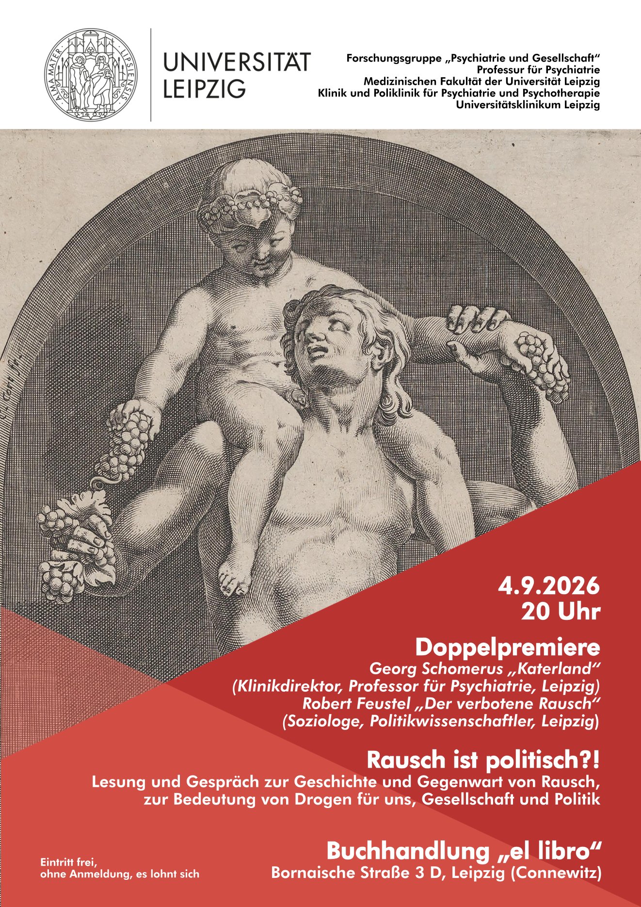 Rausch ist politisch?! Doppelbuchpremiere mit Georg Schomerus und Robert Feustel