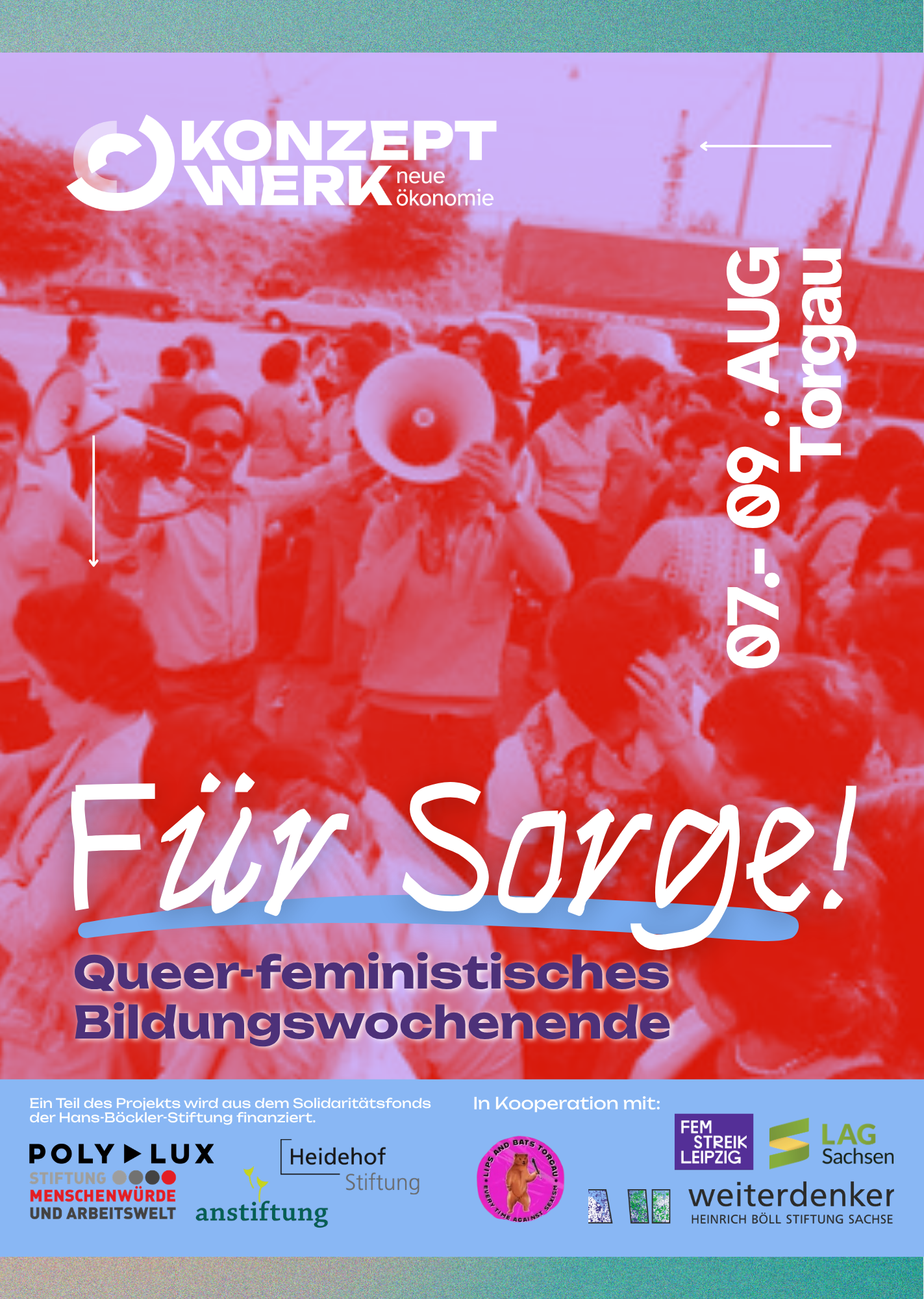 Für Sorge! Queerfeministische Bewegungen stärken