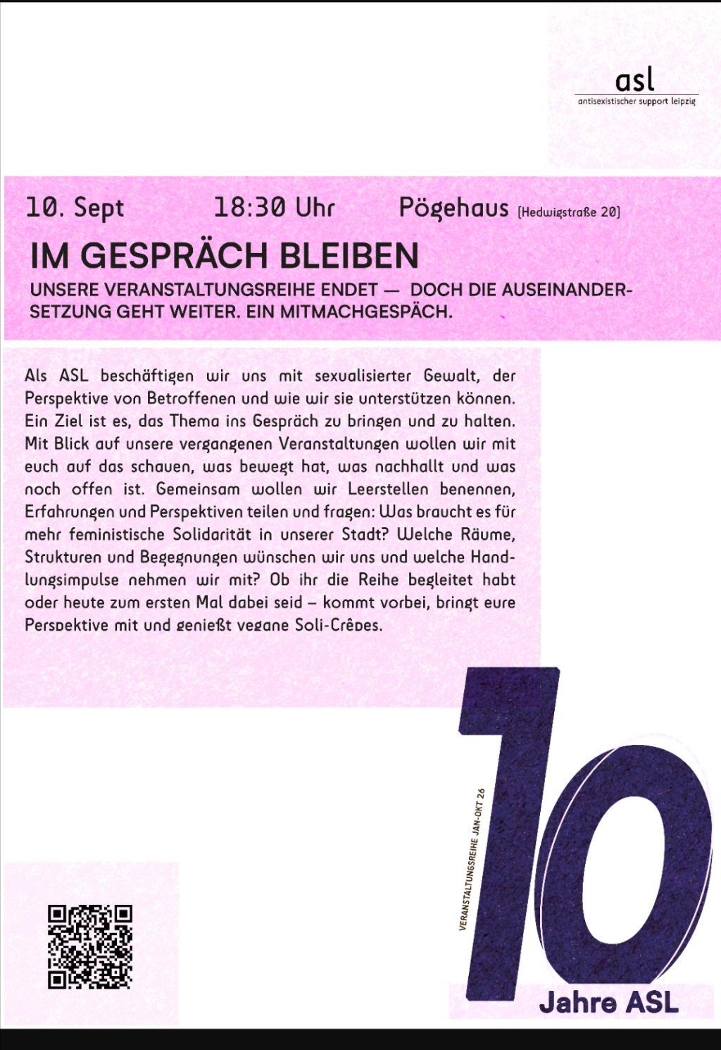 Im Gespräch bleiben