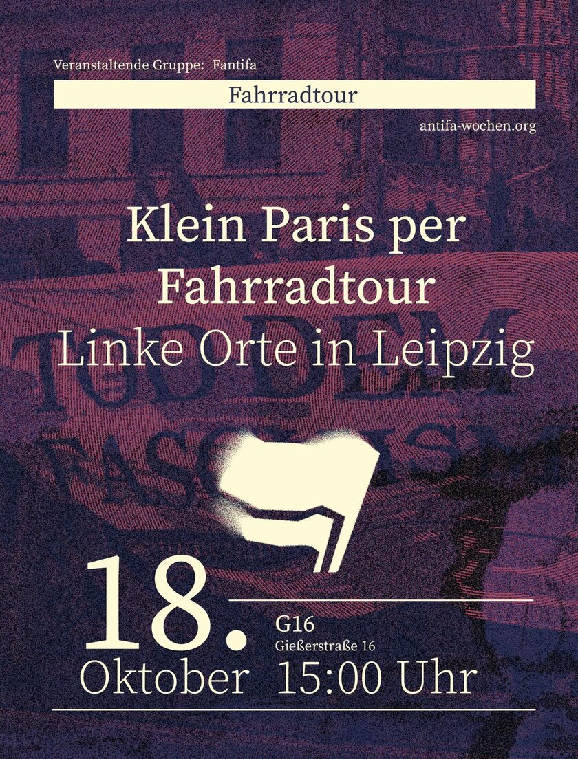 Klein Paris per Fahrradtour – Linke Orte in Leipzig