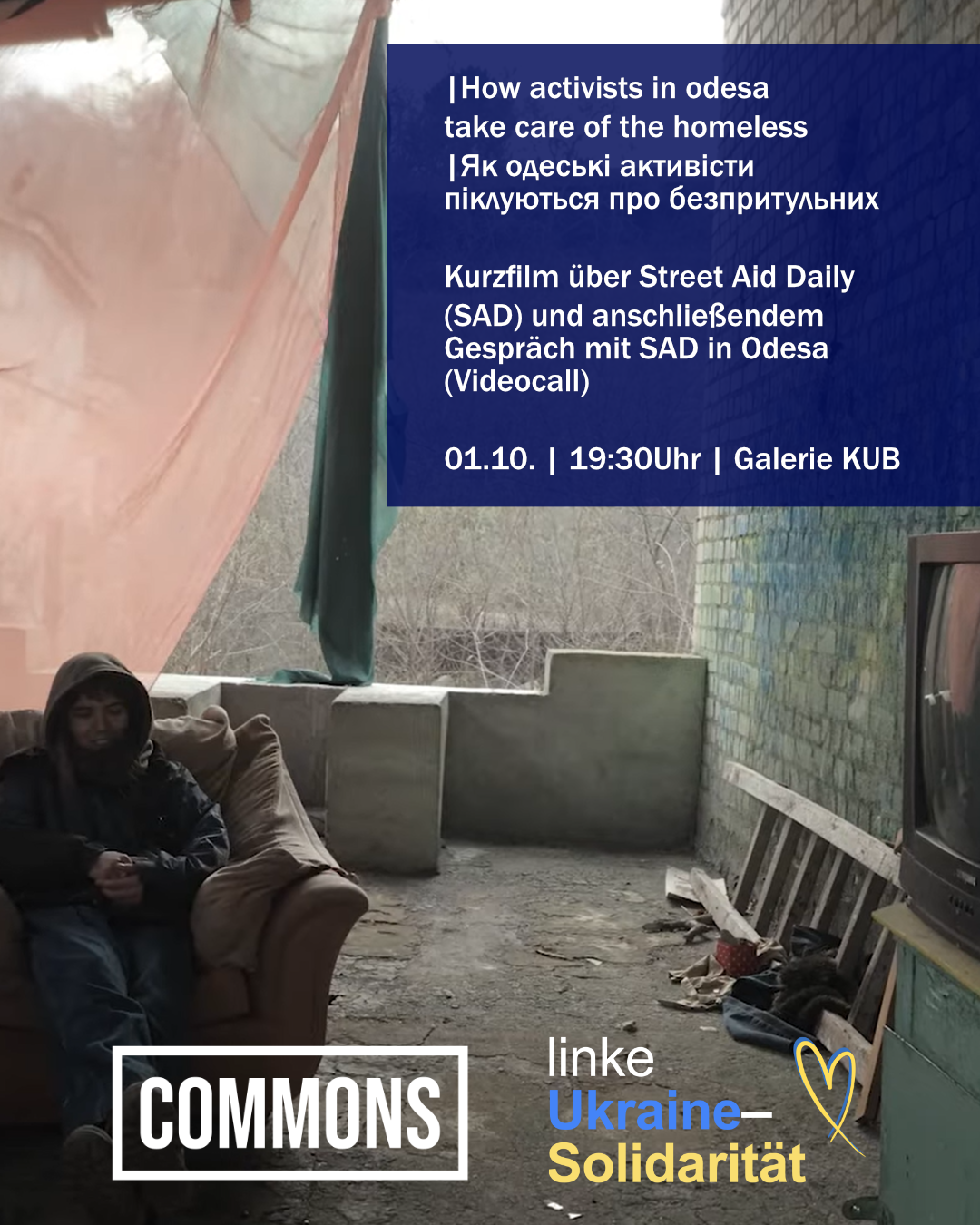 How activists in Odesa take care of the Homeless - Kurzfilm und Gespräch
