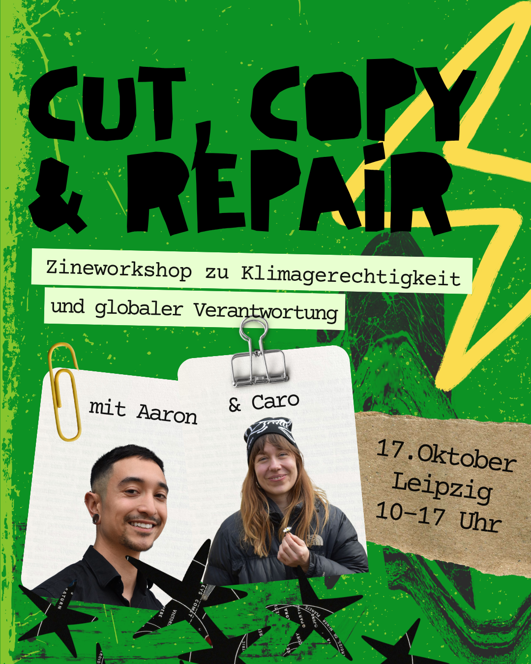 CUT COPY REPAIR – Zine Workshop zu Klimagerechtigkeit