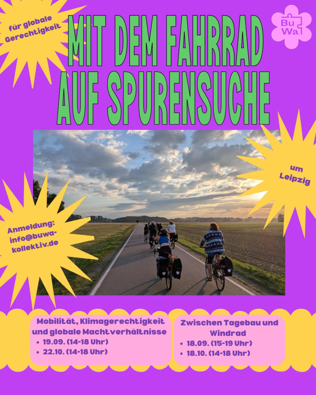Zwischen Tagebau und Windrad - Eine interaktive Entdeckungstour mit dem Fahrrad