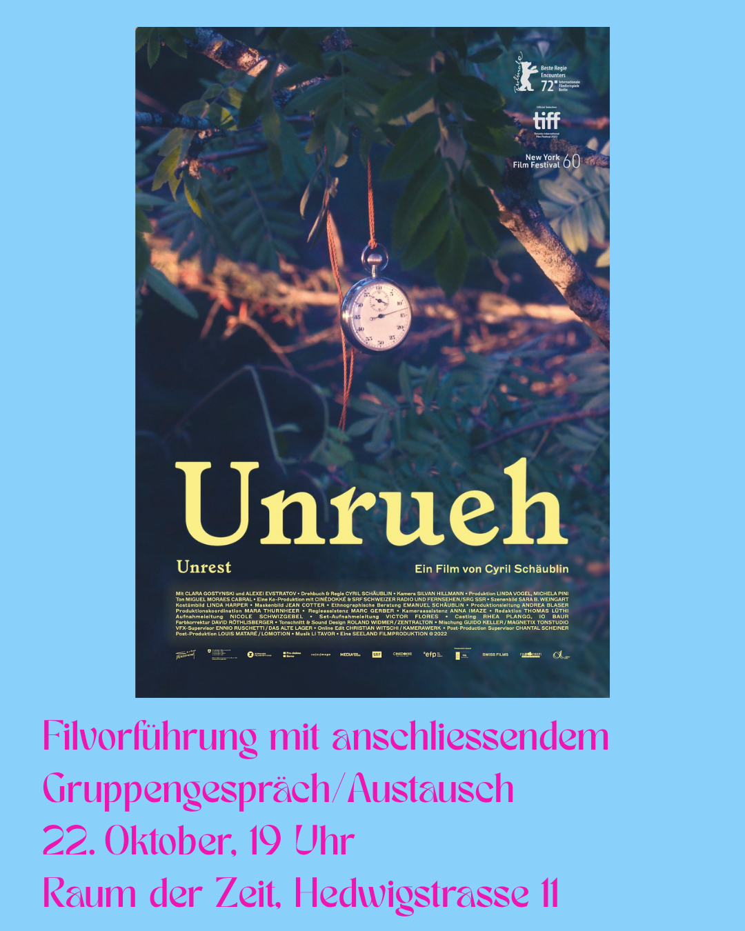 Ins Handeln Kommen III - Filmvorführung des Films "Unrueh" mit anschliessender Gesprächsrunde über anarchistische Praxen