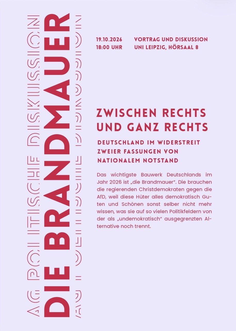Die Brandmauer zwischen rechts und ganz rechts