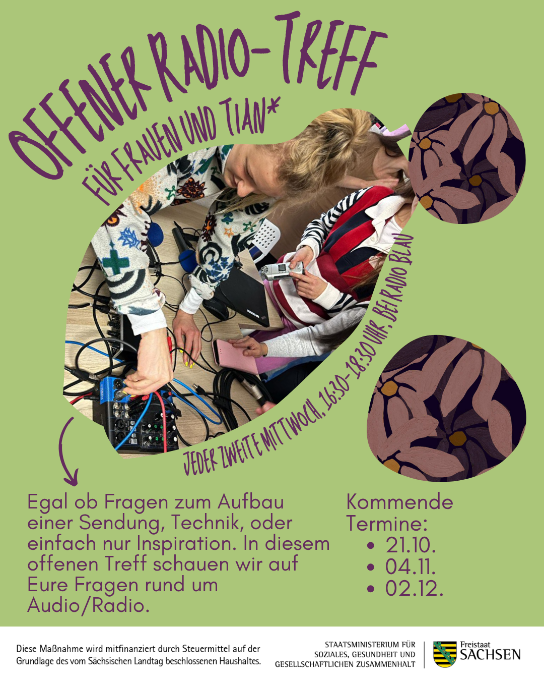 Offener Radio-Treff (für Frauen und TIAN*-Personen)